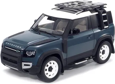 Model de colecție din metal Almost Real Modern: Mașini - Land Rover Defender 90 (2020) (Tasman Blue)