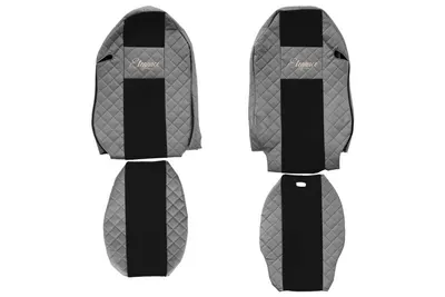 Set huse scaune compatibil cu Mercedes Actros MP 3 (01.2007-12.2010), Gri