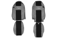 Set huse scaune compatibil cu Mercedes Actros MP 3 (01.2007-12.2010), Gri