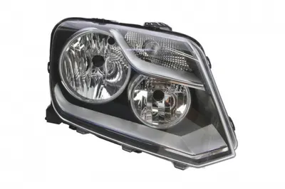 Far Dreapta (H1 H7 PY21W W5W, electric, cu motor, culoare insert: negru, culoare semnalizator: alb) potrivit VW AMAROK