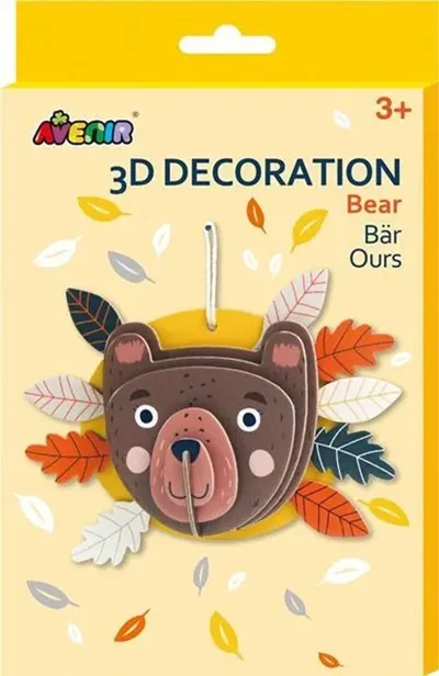 Set creativ Avenir - Fă-ți singur 3D decorațiune, Ursuleț