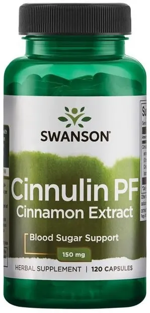 Cinnulin PF, 150 mg, 120 capsule, Swanson