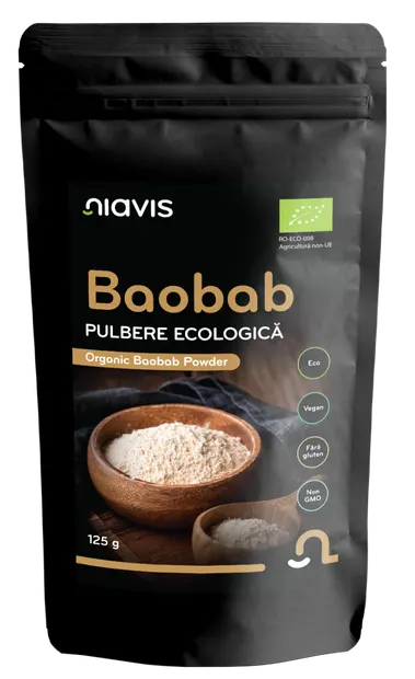 Pulbere ecologica Baobab, 125g, Niavis