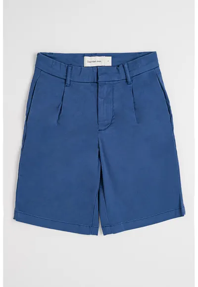 Pantaloni scurti chino relaxed fit - Albastru prafuit