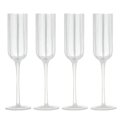 Set de pahare 4 buc. de șampanie 180 ml Stripe – Ladelle