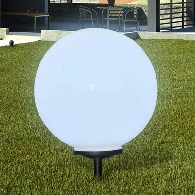 vidaXL Lămpi de exterior pentru alee LED 2 buc. 50 cm, cu țăruș de sol