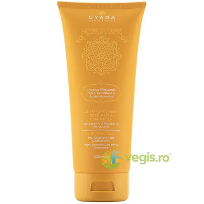 Masca Revitalizanta pentru Par Blond cu Acid Hialuronic si Curcuma 200ml