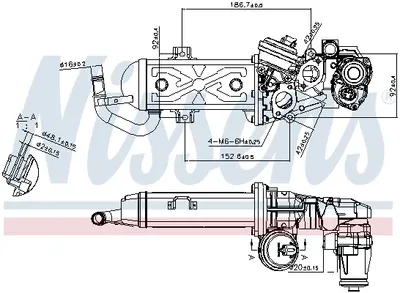 Supapa Egr (modul cu Radiator) Potrivit Abarth 124 Spider; Audi A3, Q3, Tt; Seat Alhambra, Altea, Altea Xl, Ibiza Iv, Ibiza Iv Sc, Ibiza Iv St, Leon; Skoda Octavia Ii, Rapid 1.4-2.0d 05.03