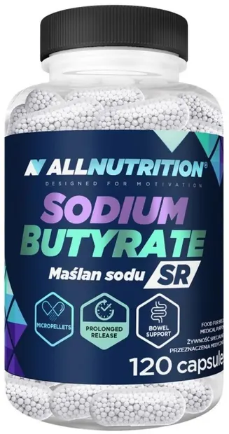 Sodium Butyrate SR, 120 capsule, AllNutrition