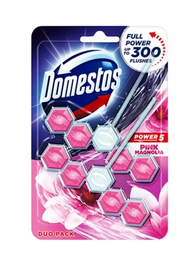 Domestos Odorizant wc cu bile 2x55 g Power 5 Pink Magnolia