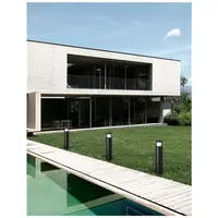 Pitic AGOSTO Negru Aluminiu turnat Aluminiu & Acrylic LED 6 Wat 420Lm 3000K 100-240 Volt 50Hz -IP54-
