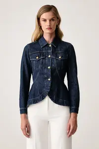 Marella geacă de tranziție pentru femei din denim MLSTRINE