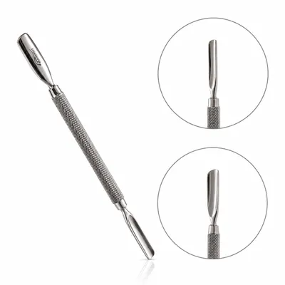 Instrument Profesional NAILSUP Pro Line MC705 pentru Cuticule, cu Două Capete din Inox