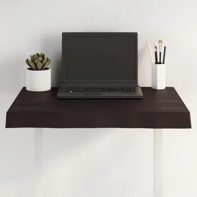 vidaXL Blat masă, 60x50x(2-6) cm, maro, lemn tratat contur organic