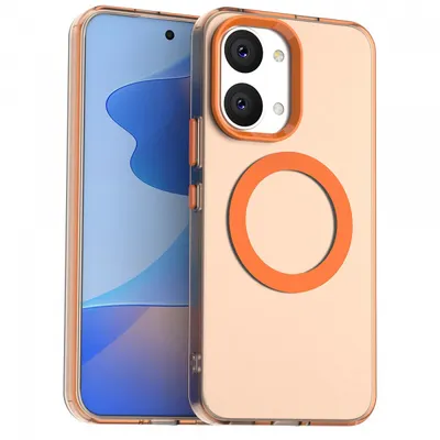 Husa MagSafe pentru Xiaomi Poco X8 Pro Max, Techsuit, CandyCase, Portocalie