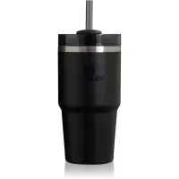 Stanley Quencher H2.O FlowState™ Tumbler pahar din oțel inoxidabil cu pai mic Black 2.0 1 buc