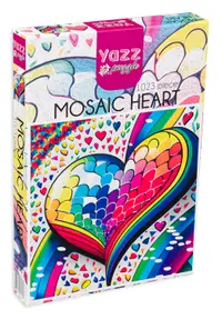 Puzzle Yazz Puzzle din 1023 de piese - Inimă mozaicată