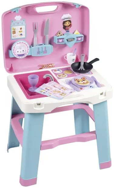 Set de joacă Smoby - Bucătăria lui Gaby, 16 bucăți