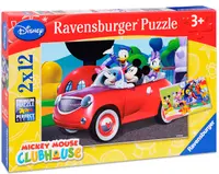 Puzzle Ravensburger din 2 x 12 de piese - Mickey si prietenii