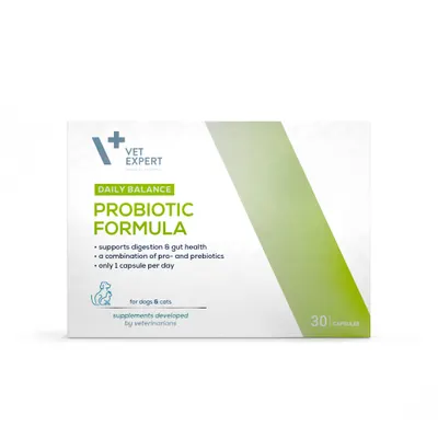 Probiotice pentru caini si pisici, Vet Expert Probiotic, 30 caps