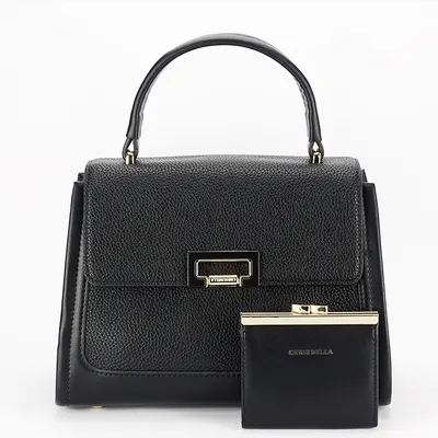 Geanta neagra Premium cu portofel CB2420-1 11