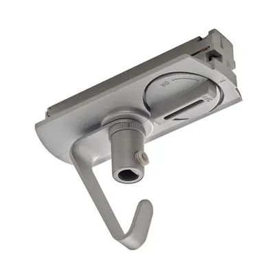 Iluminat decorativ pe sina, Melodii 1PHASEN-AUFBAUSCHIENE, gri cu 1 faza, argint, electrice, inclusiv. carlige
