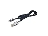 Cablu Iphone gros gumat negru