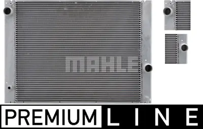 Radiator apa racire motor BMW Seria 5 (E60), 5 (E61), 6 (E63), 6 (E64), 7 (E65, E66, E67) 2.0-4.8 intre 2001-2010