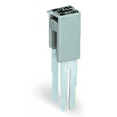 Step-down jumper; insulated; from 10/6 mm² to 6/4 mm²; Nominal current 30 A; gray