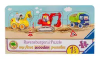Puzzle pentru bebelusi Ravensburger de 3 piese - My first wooden puzzles
