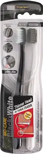 Bio Care Set periuță de dinți Black&White, 2 buc