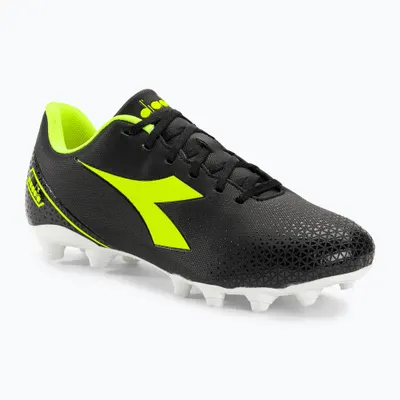 Ghete de fotbal bărbați Diadora Pichichi 6 MG14 negru/galben fi dd/alb