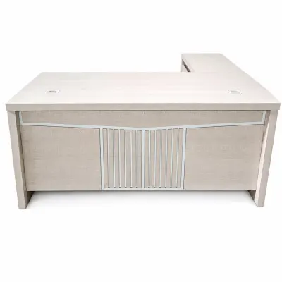 Birou directorial Valente cu dulap lateral mobil - dimensiuni 1800*800*750 mm