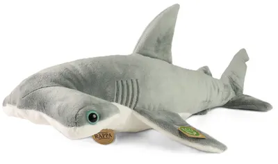 Jucărie de pluș Rappa Eco friends - Rechin ciocan, 47 cm