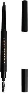 Makeup Revolution Creion pentru sprâncene Duo Brow Definer, Light Brown