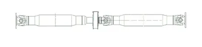 Ax Cardanic (2724 Mm) Mercedes Sprinter 2-T (901, 902), Sprinter 3-T (903); Vw Lt 28-35 Ii, Lt 28-46 Ii 2.1d 2.5d Intre 1996-2006