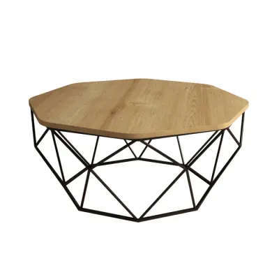 Masuta de cafea DIAMOND, stejar, 90x90x38 cm