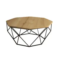 Masuta de cafea DIAMOND, stejar, 90x90x38 cm