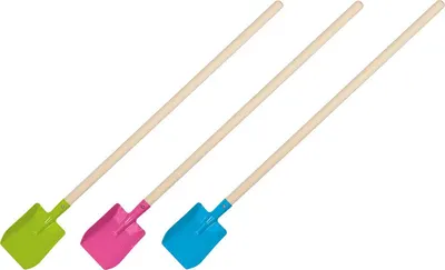 Jucărie pentru copii Goki - Lopata metalica cu maner din lemn, sortiment