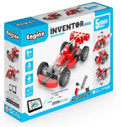 5 în 1 Engino Inventor 5 în 1 Engino Inventor Mechanics Race Car Constructor