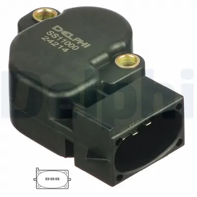 Senzor pozitie clapeta acceleratie potrivit FORD ESCORT CLASSIC, ESCORT VI, FOCUS I, GALAXY I, GALAXY MK I, MONDEO I, MONDEO II, SCORPIO II, TRANSIT 1.6-2.3LPG 02.93-05.06