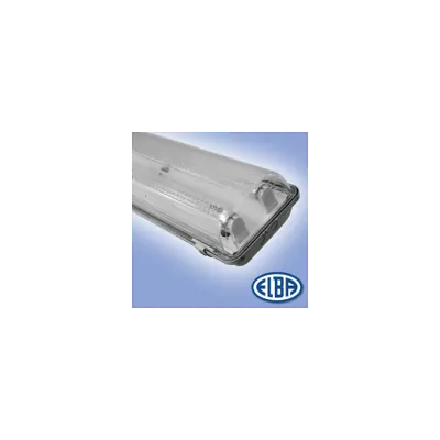 Corp de iluminat protejat la umezeala si praf, 2X18W , FIPAD 05 LED, dispersor PC ( tubul cu leduri nu este inclus), ELBA