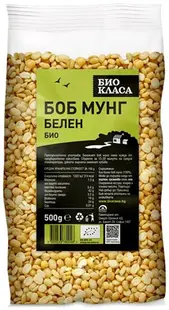 Fasole mung albă, 500 g, clasa Bio