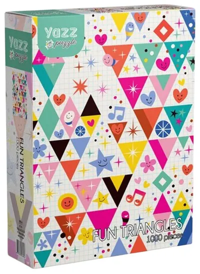 Puzzle Yazz Puzzle din 1000 piese - Triunghiuri distractive