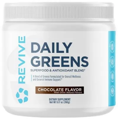 Daily Greens, ciocolată, 260 g, Revive