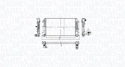 Radiator Racire Motor Potrivit Mercedes Sprinter 3,5-T (b906), Sprinter 3,5-T (b907), Sprinter 3,5-T (b907, B910), Sprinter 3-T (b906), Sprinter 3-T (b907), Sprinter 3-T (b910, B907) 1.8-3.5 04.06-12.
