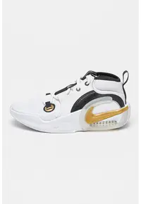 Pantofi mid-cut pentru baschet Air Zoom Crossover 2 - Alb/Auriu
