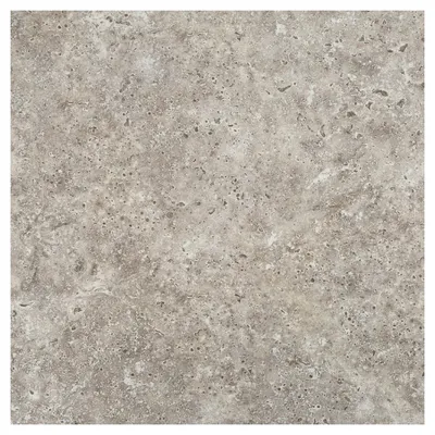 Gresie exterior / interior portelanata Pewter Travertine 60 x 60 cm mata rectificata tip piatra naturala