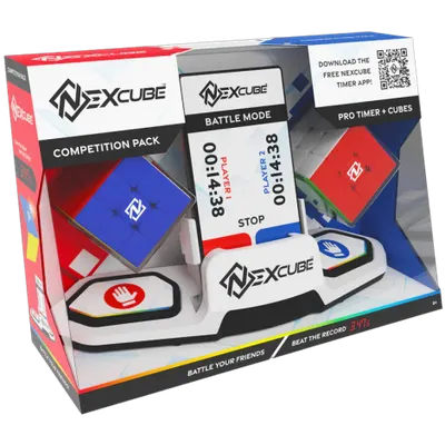 Moyu - Nexcube Set Competitional cu 2 cuburi 3x3 si un timer speedcubing inclus