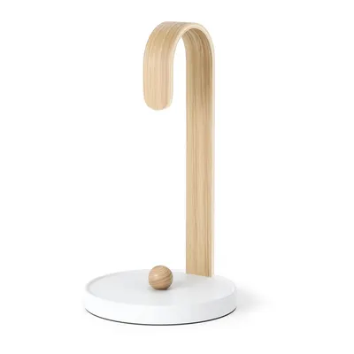 Suport vertical pentru prosoape de bucătărie din hârtie alb din lemn ø 17 cm Bellwood – Umbra